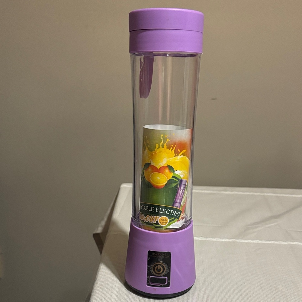 Portable Purple Electric Blender